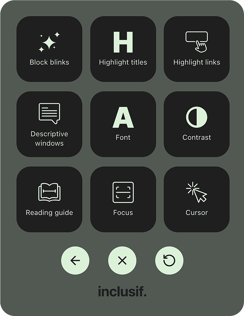 Accessibility solutions
